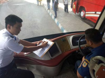 Kegiatan Ramp Check Terminal Banjarnegara 4 Juli 2018