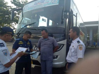Kegiatan Ramp Check Terminal Banjarnegara 4 Juli 2018
