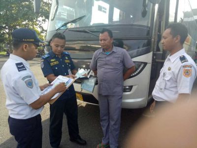 Kegiatan Ramp Check Terminal Banjarnegara 4 Juli 2018