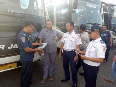 Kegiatan Ramp Check Terminal Banjarnegara 4 Juli 2018