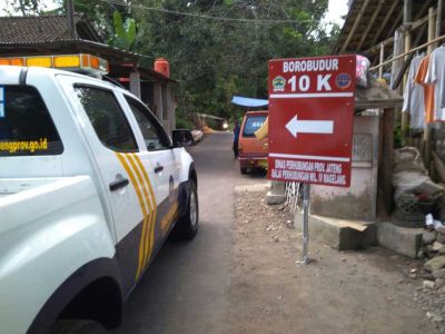Monitoring dan Pengawasan Rambu Borobudur Marathon 10K
