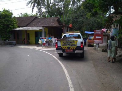 Monitoring dan Pengawasan Rambu Borobudur Marathon 10K