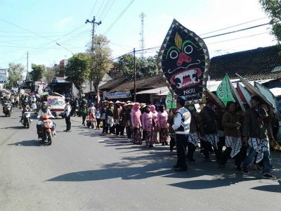 PAM Karnaval peringatan HUT RI ke 72 di Terminal Pracimantoro