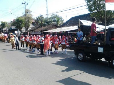 PAM Karnaval peringatan HUT RI ke 72 di Terminal Pracimantoro