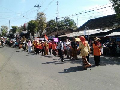 PAM Karnaval peringatan HUT RI ke 72 di Terminal Pracimantoro