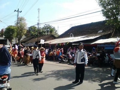 PAM Karnaval peringatan HUT RI ke 72 di Terminal Pracimantoro