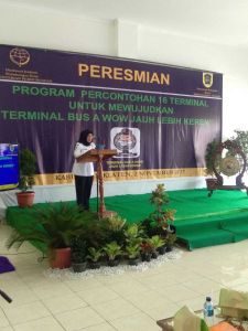 Peresmian Program Percontohan 16 Terminal Bus Tipe A